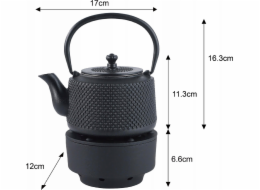 KingHoff LITINOVÁ KONVICE 0,8L S FILTREM A OHŘÍVAČEM KINGHOFF KH-1847