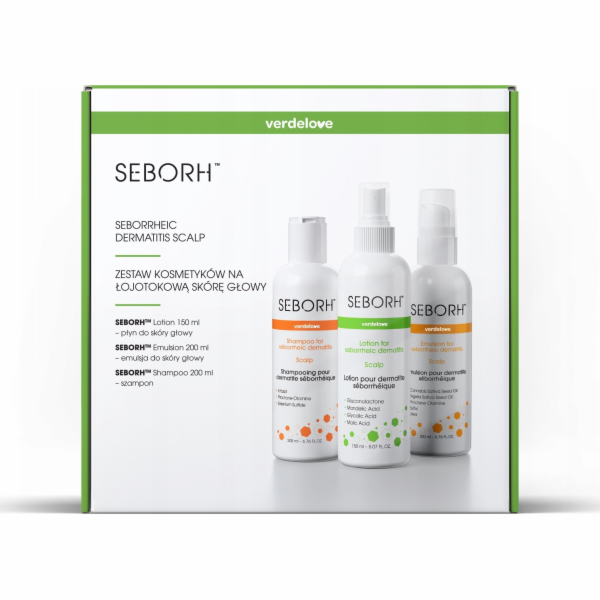 SEBORH_SET Sada na šampon na seboroickou dermatitidu 200m...