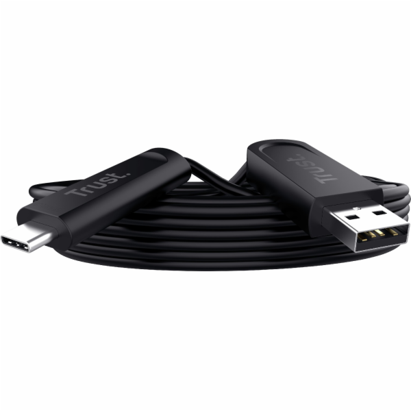 Trust USB kabel Trust Iris Kabel Kit 10m USB-A / USB-C černý