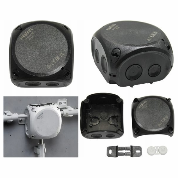 Hensel 10 x Hensel DK 0100 BZ přisazená krabička 84x84x55...