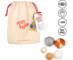 B.Toys Petit Boum, Sada 5 senzorických míčků