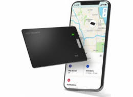 STATIK KeySmart Find My Wallet – kompatibilní karta pro vyhledávání peněženky Apple Find My (černá)