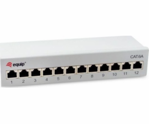 Equip Equip Patchpanel 12x RJ45 Cat6A FTP 1HE Premium hel...