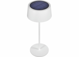 Realpower RealPower LED-Solar Tischlampe stolní stmívací lampa s Akku, weiss