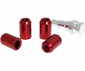 MTuning Průchozí matice M12x1,25 L:32mm Červená