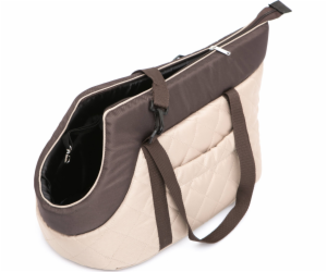 Hobbydog R3 BÉŽOVÁ TAŠKA S HNĚDÝM ŠÁTEM (NUBUCK)