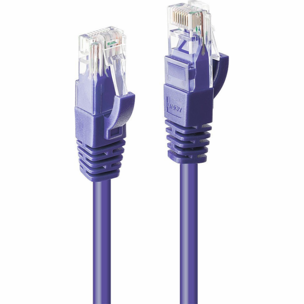 Lindy Lindy Patchkabel Cat6 U/UTP fialová 5,00m