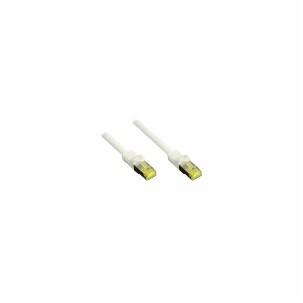 Dobré připojení CAT 7 Patchcord bílý 0,5M (8070-005W)