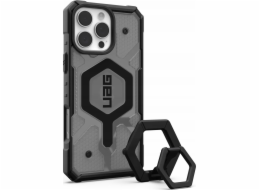 UAG UAG Pathfinder Clear Magsafe Bundle – ochranné pouzdro kompatibilní s MagSafe pro iPhone 16 Pro Max a stojan s magnetickým kroužkem (popel/černý)