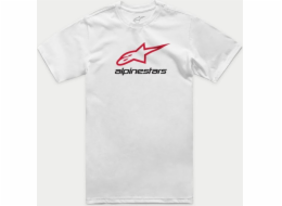 Tričko Alpinestars ALPINESTARS ALWAYS 2.0 CSF TEE, bílá/červená/černá Velikost: XL