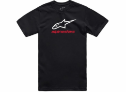 Tričko Alpinestars ALPINESTARS ALWAYS 2.0 CSF TEE, černá/bílá/červená Velikost: S