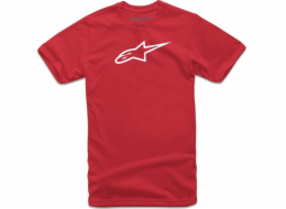 Tričko Alpinestars ALPINESTARS AGELESS CLASSIC TEE, červeno/bílé Velikost: XXL