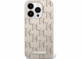 Karl Lagerfeld Karl Lagerfeld KLHMP16XPKHPORPE iPhone 16 Pro Max 6.9 béžový/béžový pevný obal Hot Stamp Magsafe