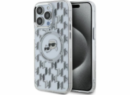 Karl Lagerfeld Karl Lagerfeld KLHMP15XHMCKMHT iPhone 15 Pro Max 6.7 čirý/průhledný monogram IML Karl&Choupette Head MagSafe