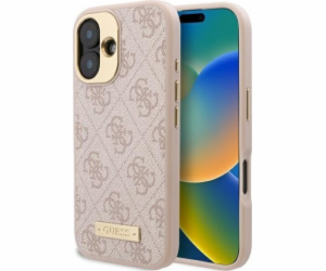 Guess Guess GUHMP16SU4GPRP iPhone 16 6.1 růžové/růžové pe...