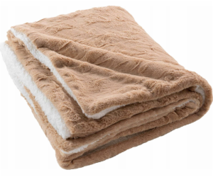 Design interiéru Plyšová deka z umělé kožešiny, SAND