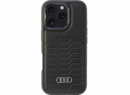 Audi Audi Synthetic Leather MagSafe iPhone 16 Pro 6.3 černý/černý pevný obal AU-TPUPCMIP16P-GT/D3-BK