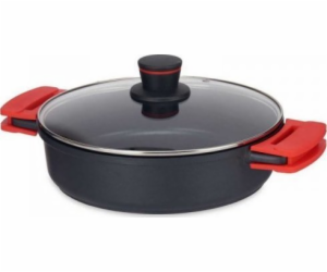 Kinvara Molten Black Aluminium Pot (28 x 7,5 cm)