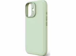 Decoded Decoded Decoded Antimicrobial Silicone Stacks Backcover – silikonové ochranné pouzdro kompatibilní s MagSafe pro iPhone 16 (zamlženě zelené)