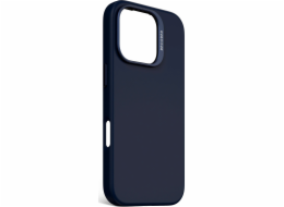 Decoded Decoded AntiMicrobial Silicone Backcover - silikonové ochranné pouzdro pro iPhone 16 Pro kompatibilní s MagSafe (modrý potisk)
