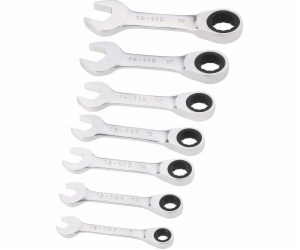 Stanley Ratchet klíče, ploché, krátké, 8-19mm, 7 ks.