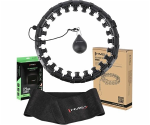 HMS HULA HOP SET HHW12 ČERNÁ S VÝSTUPKY A HMS HMOTNOSTÍ +...