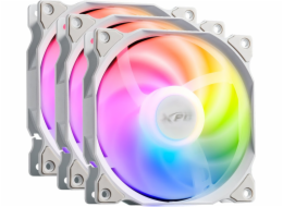 XPG Vento 120 ARGB PWM ventilátor bílý 3-balení (VENTO120ARGBPWM3C-WHCWW)