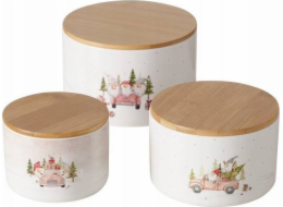 Sada keramických úložných nádob Boltze Home CARRIE, O 11-16 cm