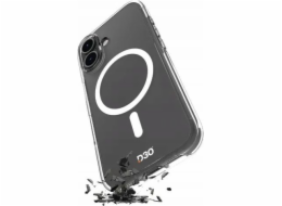 Silikonové pouzdro Puro Puro Impact Clear D3O MagSafe pro iPhone 16 – průhledné