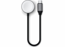 Satechi USB-C Fast Charging Cable – USB-C nabíjecí kabel pro Apple Watch, 5W 20 cm (vesmírně šedý)