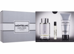 Mont Blanc SET MONT BLANC Explorer Platinum EDP sprej 100ml + MINIATURA EDP 7,5ml + SPRCHOVÝ GEL 100ml
