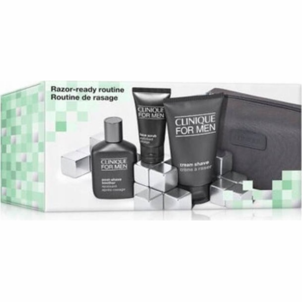 CLINIQUE_SET Razor-Ready Routine For Men krém na holení 1...