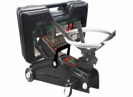 Dílenský zvedák Rockforce 2t s rukojetí otočnou o 180° (v min. 140 mm, v max. 340 mm) v kufru