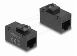 Delock - Modul - povrchová montáž, faceplate mountable - CAT 6a - UTP - RJ-45 - cerná