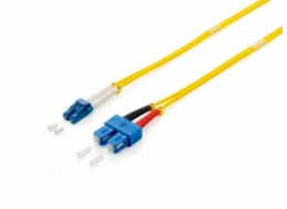 Equip ST Fiber Optic Patchcord - ST Singlemode Duplex OS2, 1m, žlutý (252231)