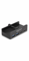 Delock - Rozbocovac - 5 Gbps, external, with locking screw - 2 x USB-C + 2 x USB - desktop