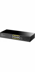 Cudy GS2008PS2 síťový přepínač Řízený L2 Gigabit Ethernet (10/100/1000) Podpora napájení po Ethernetu (PoE) Černá