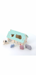 Vilac Dřevěná vkládačka Domeček pro zvířátka Sarah Betz