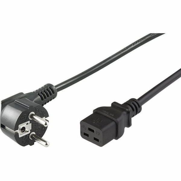 MicroConnect napájecí kabel CEE 7/7 - C19 1m