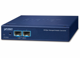 Planet XT-915A průmyslový konvertor, 2x 10G/1G Base-X SFP+, 0~50°C, DIN, SNMP