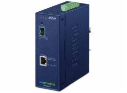 Planet IXT-900-1X1T průmyslový konvertor 1x 10G Base-T / SFP+ 10GBase-X, IP40, -40~75°C, dual power, SNMP