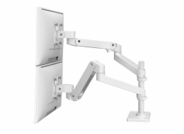 ERGOTRON LX Pro Dual Stacking Arm, stolní dvouramenný držák pro 2 monitry, bílá