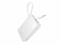 Powerbanka Baseus PicoGo 10000mAh, 45W, s kabelem USB-C bílá