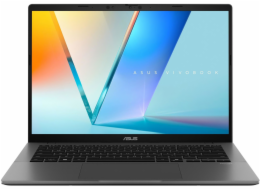ASUS Vivobook S14 - Snapdragon X  X1 26 100/16GB/1TB SSD/14"/2,5K/IPS/2y PUR/Win 11 Home/šedá