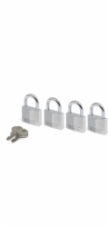 Master Lock Vorhängeschloss 4er Set (40mm) 9140EURQNOP