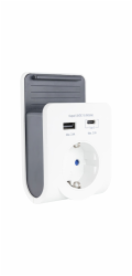 REV USB Ladegerät mit 240V Steck Dose plus USB-A&C     0020770112