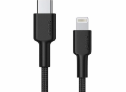 KABEL AUKEY USB-C - LIGHTNING MFI 27W OPLETENÝ 1,8M