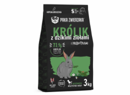 PAKA ZWIERZAKA Puppy Rabbit with wild herbs S - suché krmivo pro psy - 3kg