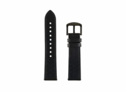 Garett řemínek 22 mm, černý kožený