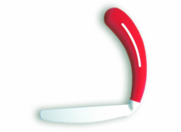 Curved knife for people with rheumatism